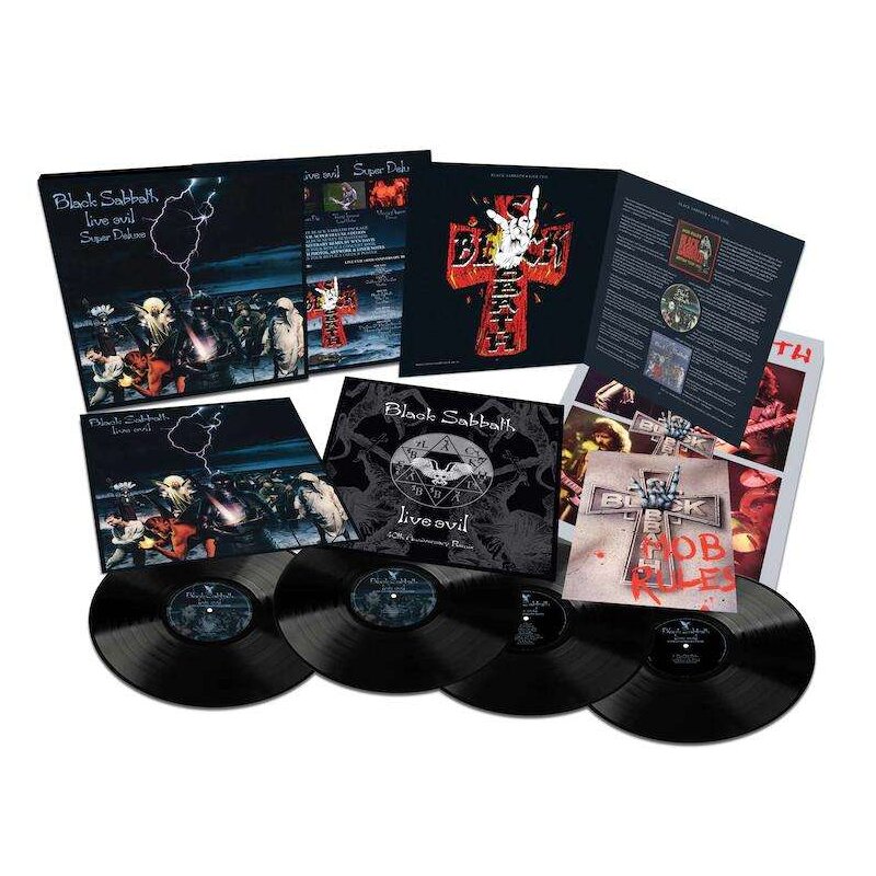 BLACK SABBATH Live Evil SUPER DELUXE 4LP BOX SET 74 99