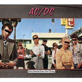 AC/DC -- Dirty Deeds Done Dirt Cheap  LP  BLACK