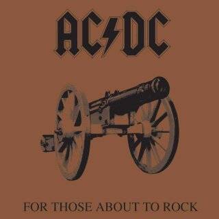 AC/DC -- For Those About to Rock  LP  BLACK