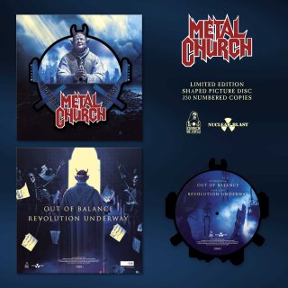 METAL CHURCH -- Out of Balance  PICTURE SHAPE