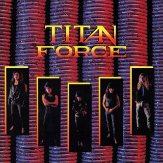 TITAN FORCE -- s/t  LP  BLACK 2nd pressing 4251267709793