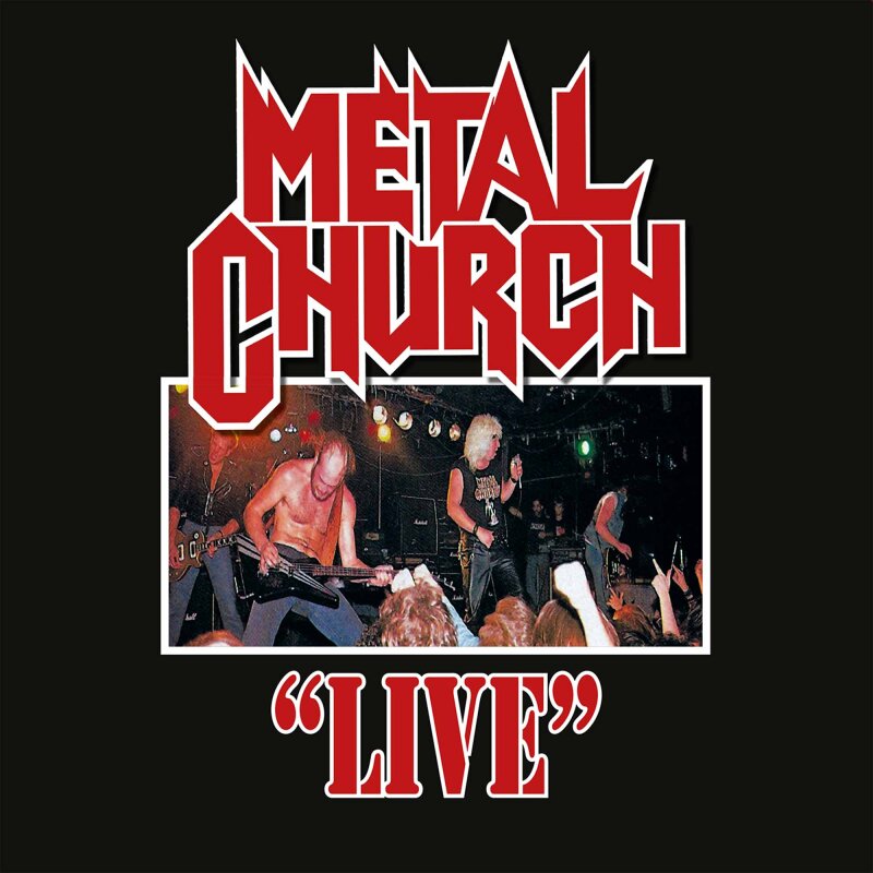 METAL CHURCH Live LP BLACK