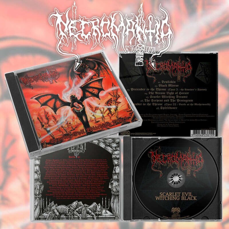 NECROMANTIA -- Scarlet Evil Witching Black CD, 12,99