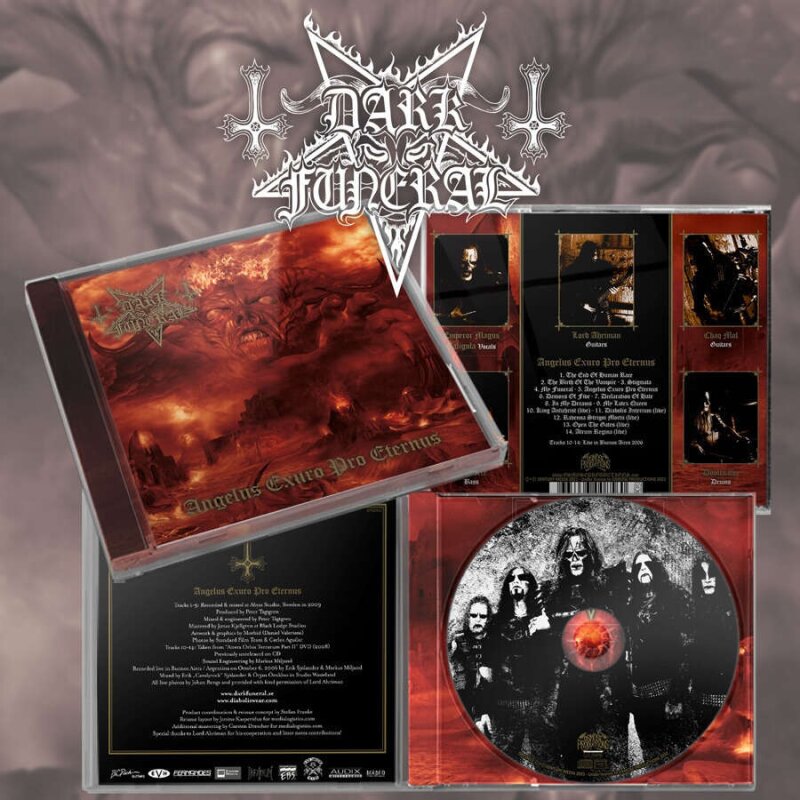 DARK FUNERAL -- Angelus Exuro Pro Eternus CD JEWELCASE, 12,99