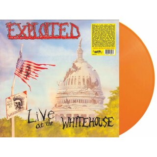 THE EXPLOITED -- Live at the Whitehouse  LP  ORANGE