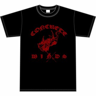 CONCRETE WINDS -- Red Bow  SHIRT M