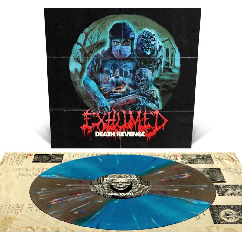 EXHUMED -- Death Revenge LP QUAD-EFFECT SPLATTER, 21,99