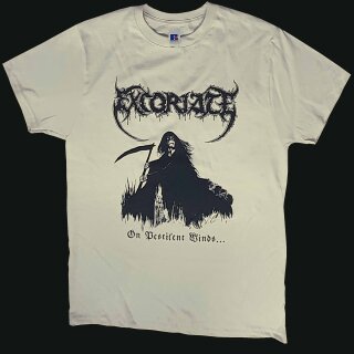 EXCORIATE -- On Pestilent Winds  SHIRT  NATURAL WHITE