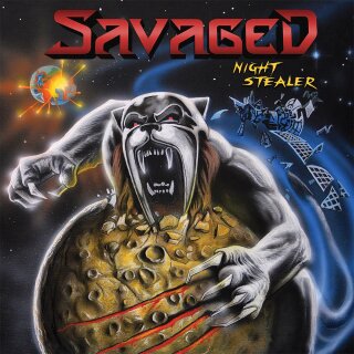 SAVAGED -- Night Stealer  LP  BLACK