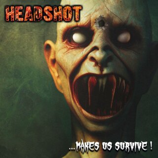 HEADSHOT -- ... Makes us Survive  CD  JEWELCASE