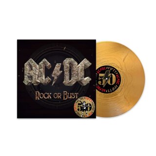 AC/DC -- Rock or Bust  (50th Anniversary Edition)  LP  GOLD