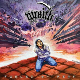 WRAITH -- Fueled by Fear  LP  BLUE / ORANGE