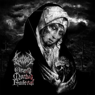 BLOODBATH -- Grand Morbid Funeral  LP  SILVER / BLACK MARBLED