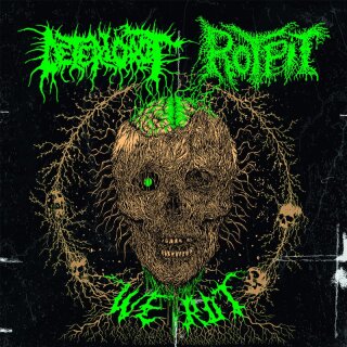 DETERIOROT / ROTPIT -- We Rot  7"  BLACK