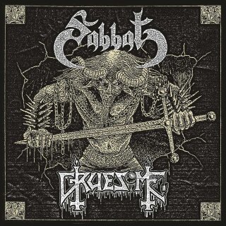 SABBAT / GRUESOME -- Split  7” EP  BLACK
