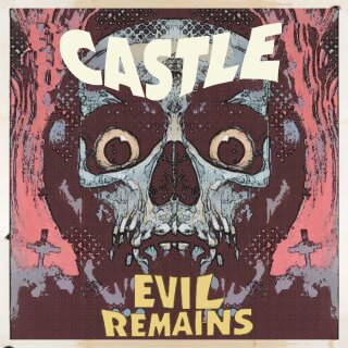 CASTLE -- Evil Remains  LP  MARBLED