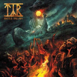 TYR -- Battle Ballads  LP  FLAME SPLATTER  B-STOCK