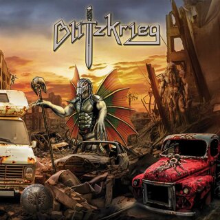 BLITZKRIEG -- s/t  LP  BLACK