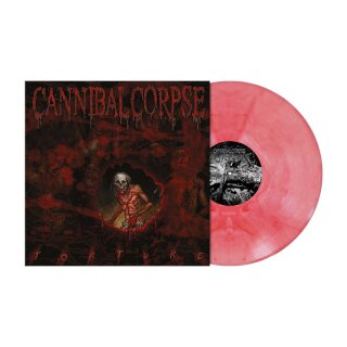 CANNIBAL CORPSE -- Torture  LP  CLEAR RED MARBLED