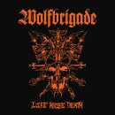 WOLFBRIGADE -- Life Knife Death  LP  ORANGE MARBLED