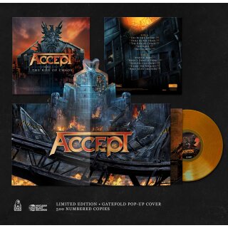 ACCEPT -- The Rise of Chaos  LP  POP-UP  ORANGE