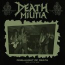 DEATH MILITIA -- Onslaught of Death: Demo & Live 1985 (Second Pressing)  LP+CD  BLACK