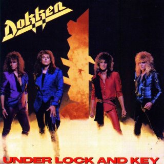 DOKKEN -- Under Lock and Key  LP  YELLOW