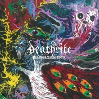 DEATHRITE -- Flames Licking Fever  LP  BLACK