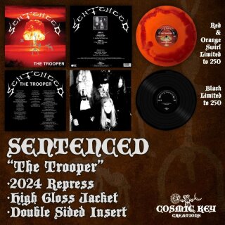 SENTENCED -- The Trooper  LP  SWIRL