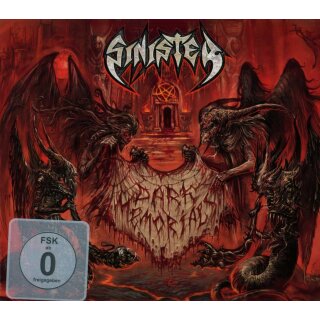 SINISTER -- Dark Memorials  CD+DVD  DIGIPACK