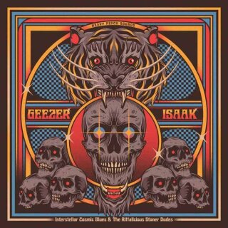 GEEZER / ISAAK -- Interstellar Cosmic Blues & The Riffalicious Stoner Dudes  LP