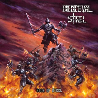 MEDIEVAL STEEL -- Gods of Steel  LP  RED