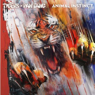 TYGERS OF PAN TANG -- Animal Instinct  LP  BLUE