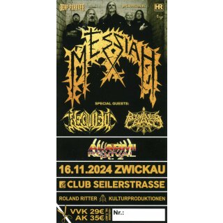 MESSIAH / REQUIEM/ BOUNDLESS CHAOS -- Alarm Revival Part 2  TICKET