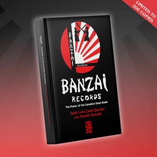 BANZAI RECORDS -- The Power of the Canadian Steel Blade  BOOK