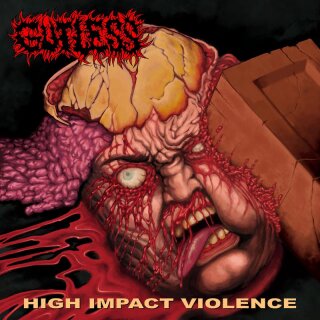 GUTLESS -- High Impact Violence  LP  BLACK