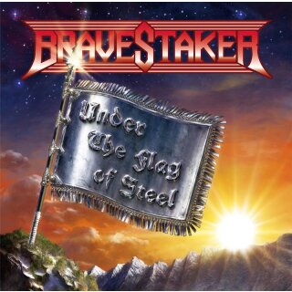 BRAVESTAKER -- Under the Flag of Steel  LP  MARBLED