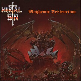 MORTAL SIN -- Mayhemic Destruction  LP  SILVER  B-STOCK