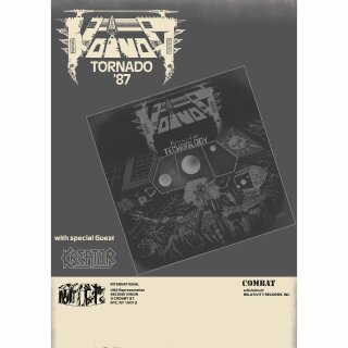 VOIVOD -- Killing Technology  POSTER No 1 TORNADO 87