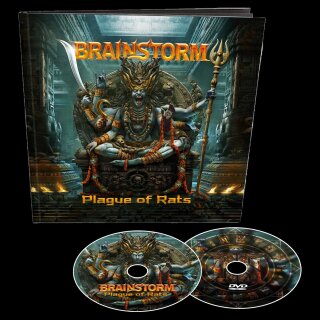 BRAINSTORM -- Plague of Rats  CD+DVD  EARBOOK