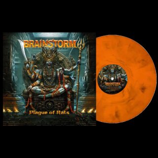 BRAINSTORM -- Plague of Rats  LP  MARBLED