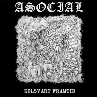 ASOCIAL -- Kolsvart Framtid  LP  BLACK