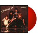 GIRLSCHOOL -- Play Dirty  LP  RED